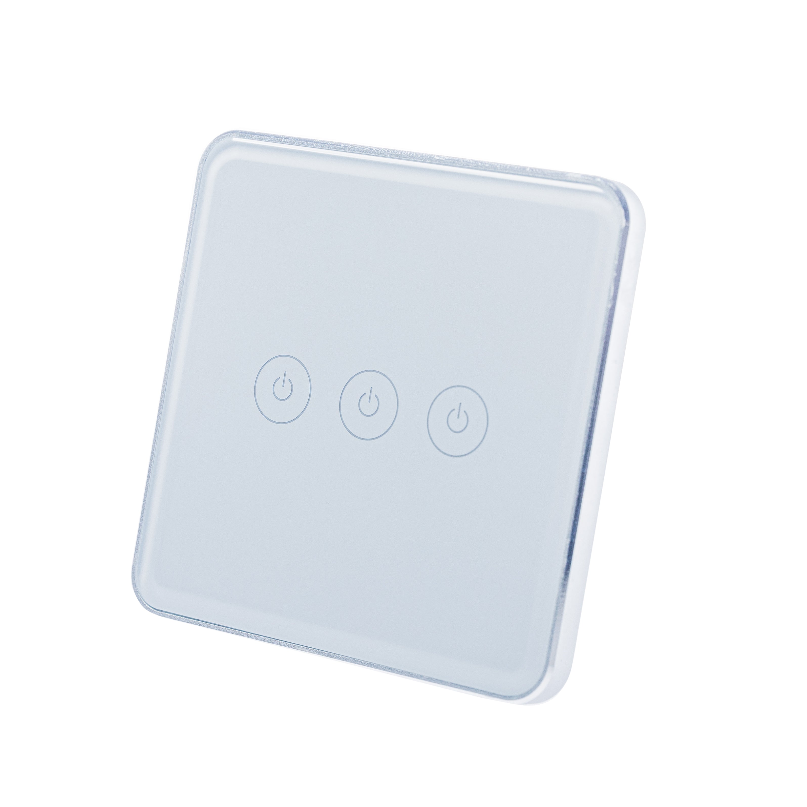 Intrerupator Touch Smart, Sticla, 3 Butoane, Conectivitate ZigBee, Tuya©